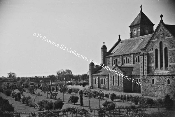 GARDENS AROUND THE CHURCH FROM CONVENT WINDOWS